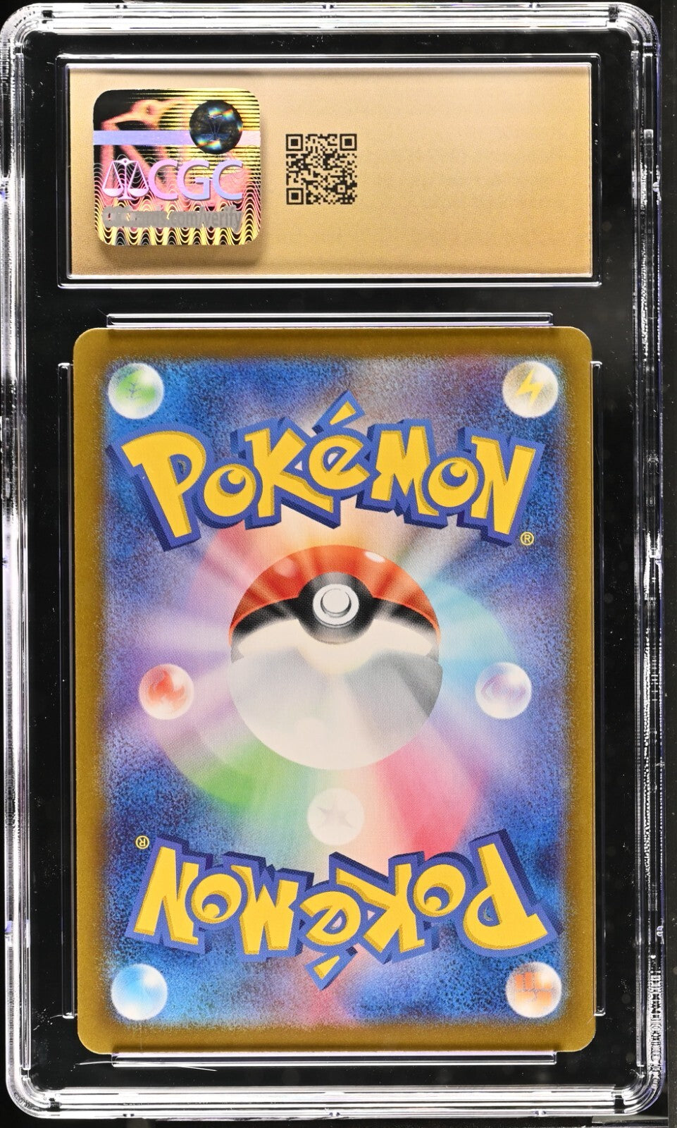 POP 1 CGC 10 PRISTINE Swirlix 067/187 POKE BALL REVERSE HOLO Pokemon Card