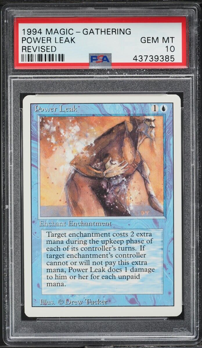 1994 MTG Magic Power Leak Revised Edition PSA 10 Mint Magic The Gathering POP 15