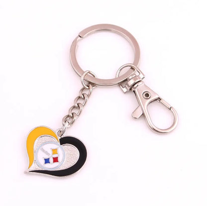 NFL Heart Keychain