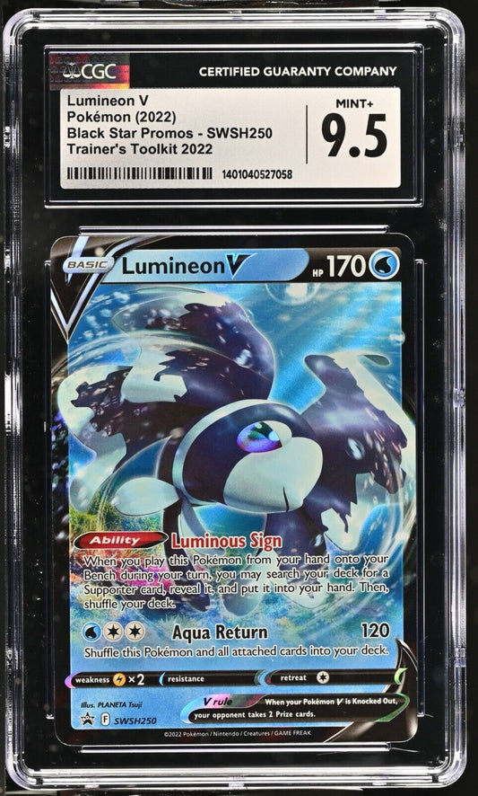 Pokemon TCG Lumineon V SWSH250 Sword & Shield Black Star Promo Ultra Rare CGC 10
