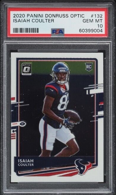 2020 Panini Donruss Optic Isaiah Coulter RC Rookie Card #132 PSA 10