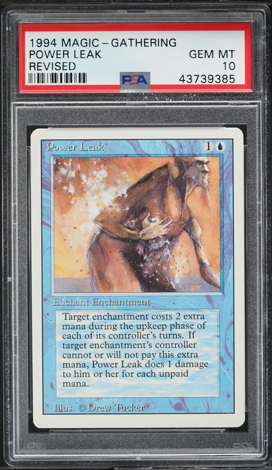 1994 MTG Magic Power Leak Revised Edition PSA 10 Mint Magic The Gathering POP 15