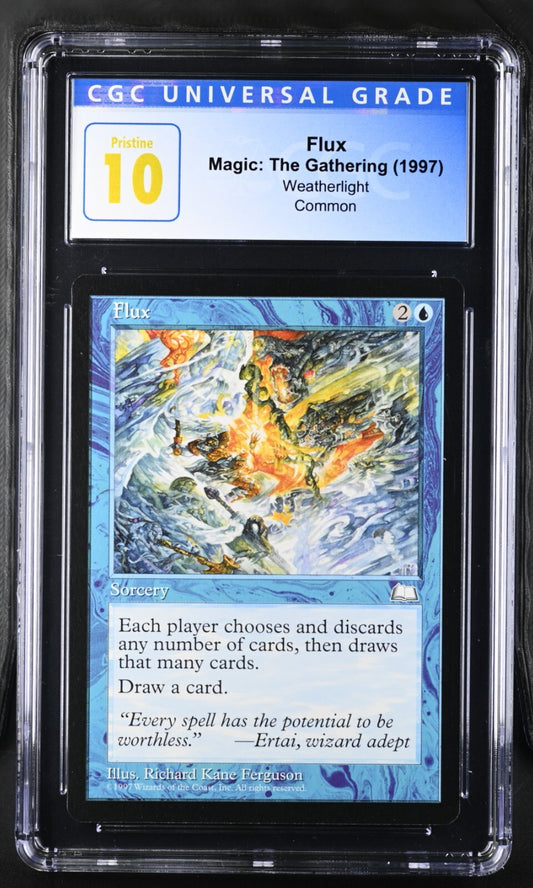 Flux MTG Weatherlight Magic the Gathering CGC 10 Pristine Vintage MTG POP 1