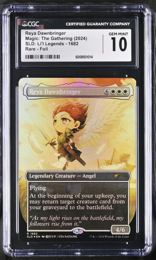 REYA DAWNBRINGER Secret Lair Foil SLD: Li'l Legends CGC 10 Gem Mint MTG