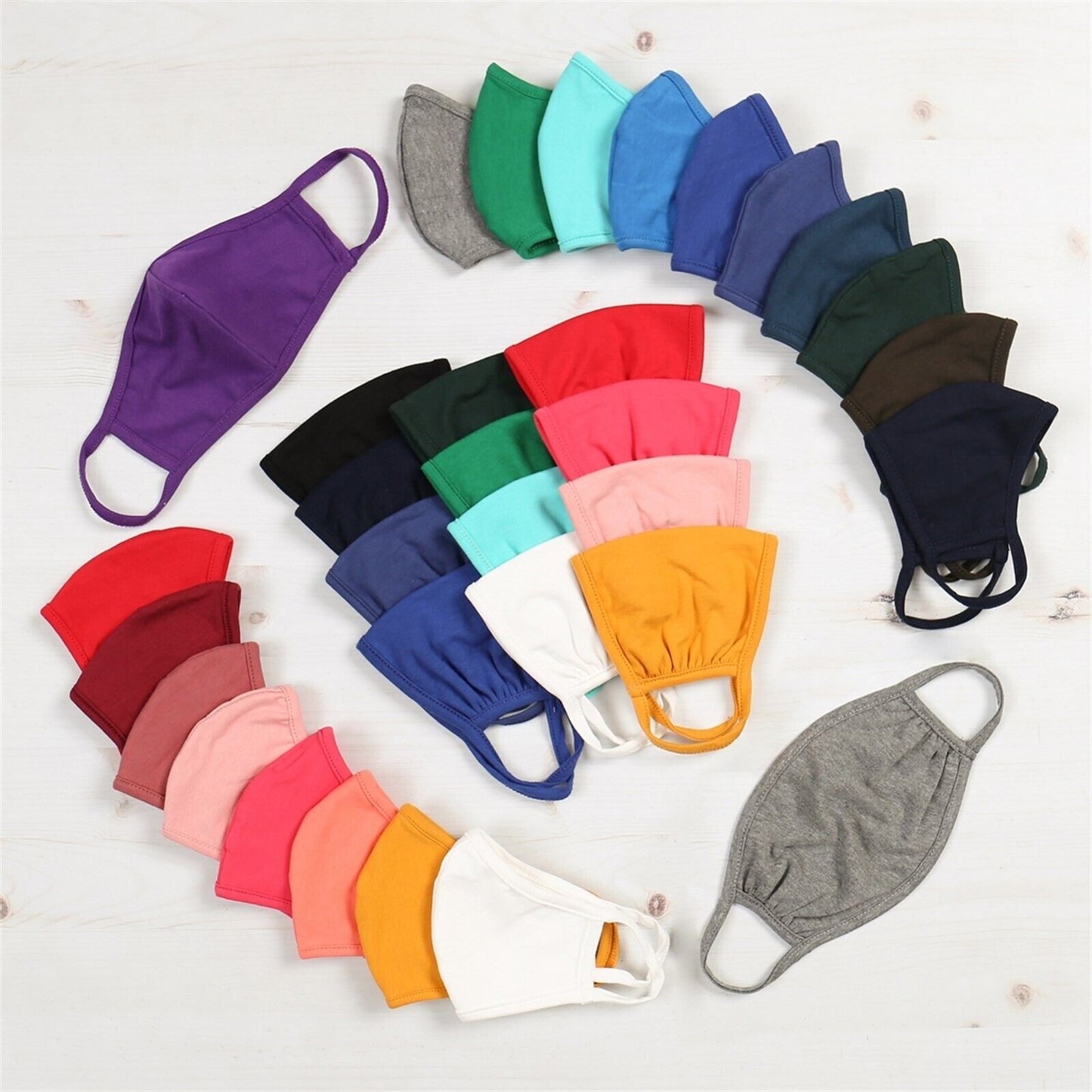 12 Pack Cotton Mask Mixed Reusable Masks