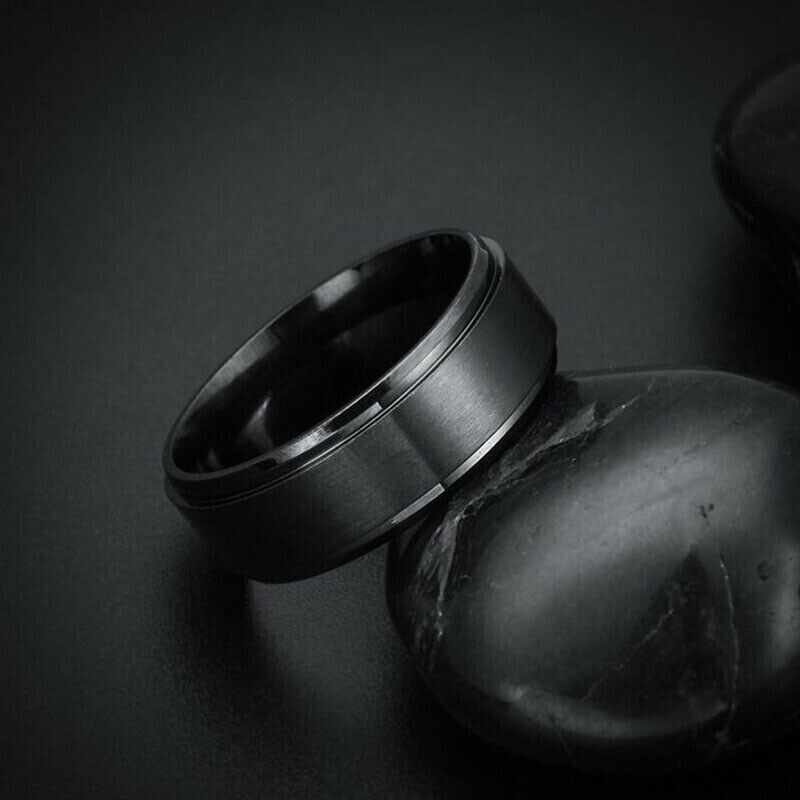 8mm Men's Titanium Ring