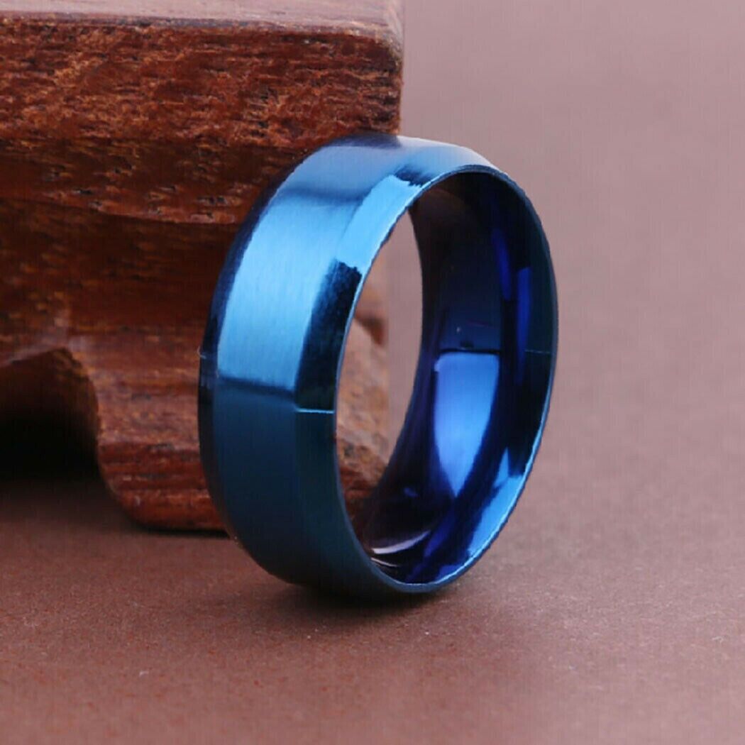 8mm Men's Titanium Ring