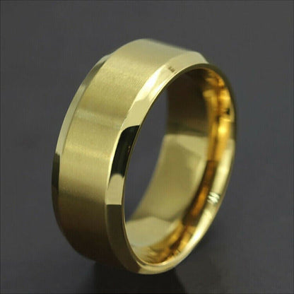 8mm Men's Titanium Ring